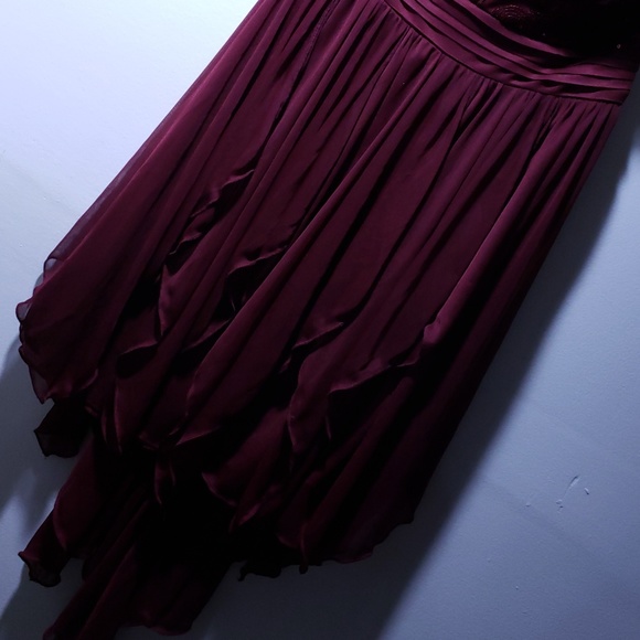 Fairy Red Dress Sweetheart Neck - Picture 3 of 7